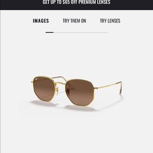 Ray ban hexagonal flat lenses